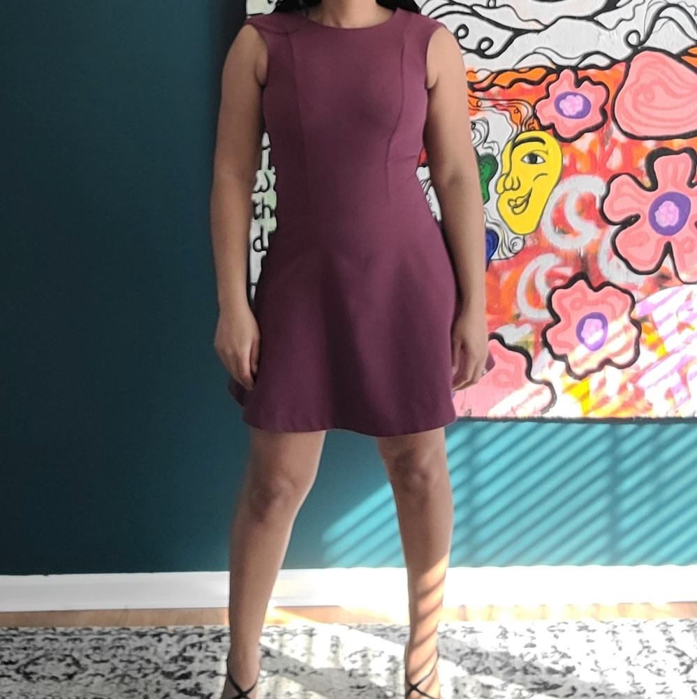 Sleeveless fit and flare dress
